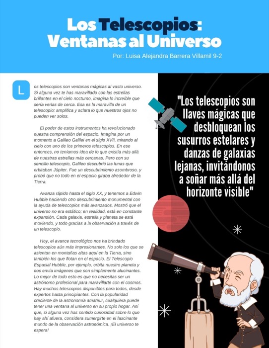 CosmoTec, página 3: diseño editorial de Alvaro Cardenas Orozco