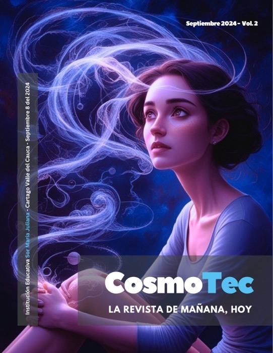 CosmoTec, página 6: diseño editorial de Alvaro Cardenas Orozco
