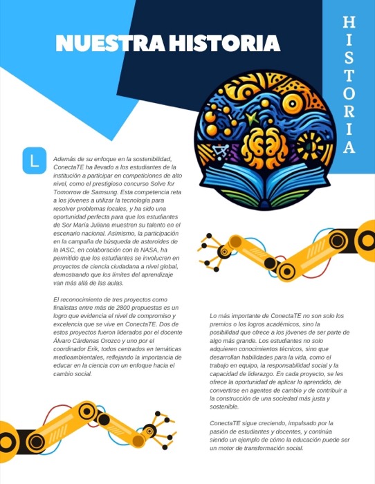 CosmoTec, página 9: diseño editorial de Alvaro Cardenas Orozco
